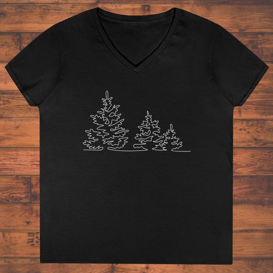 Evergreen Line Ladies' V-Neck