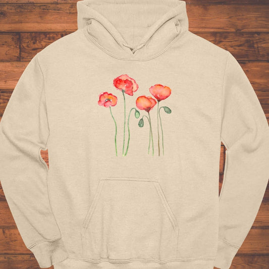 Soft Poppies Hoodie
