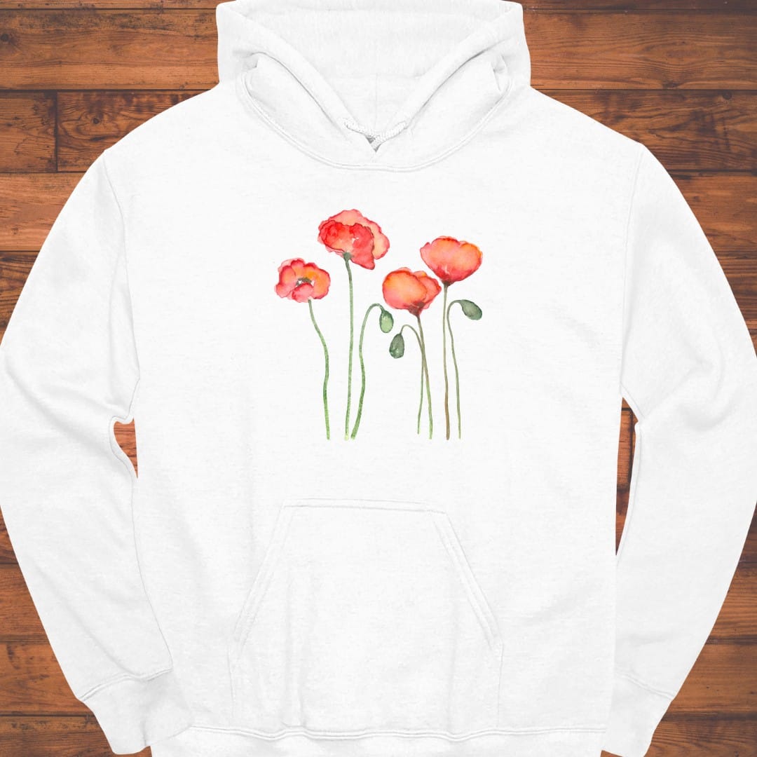 Soft Poppies Hoodie