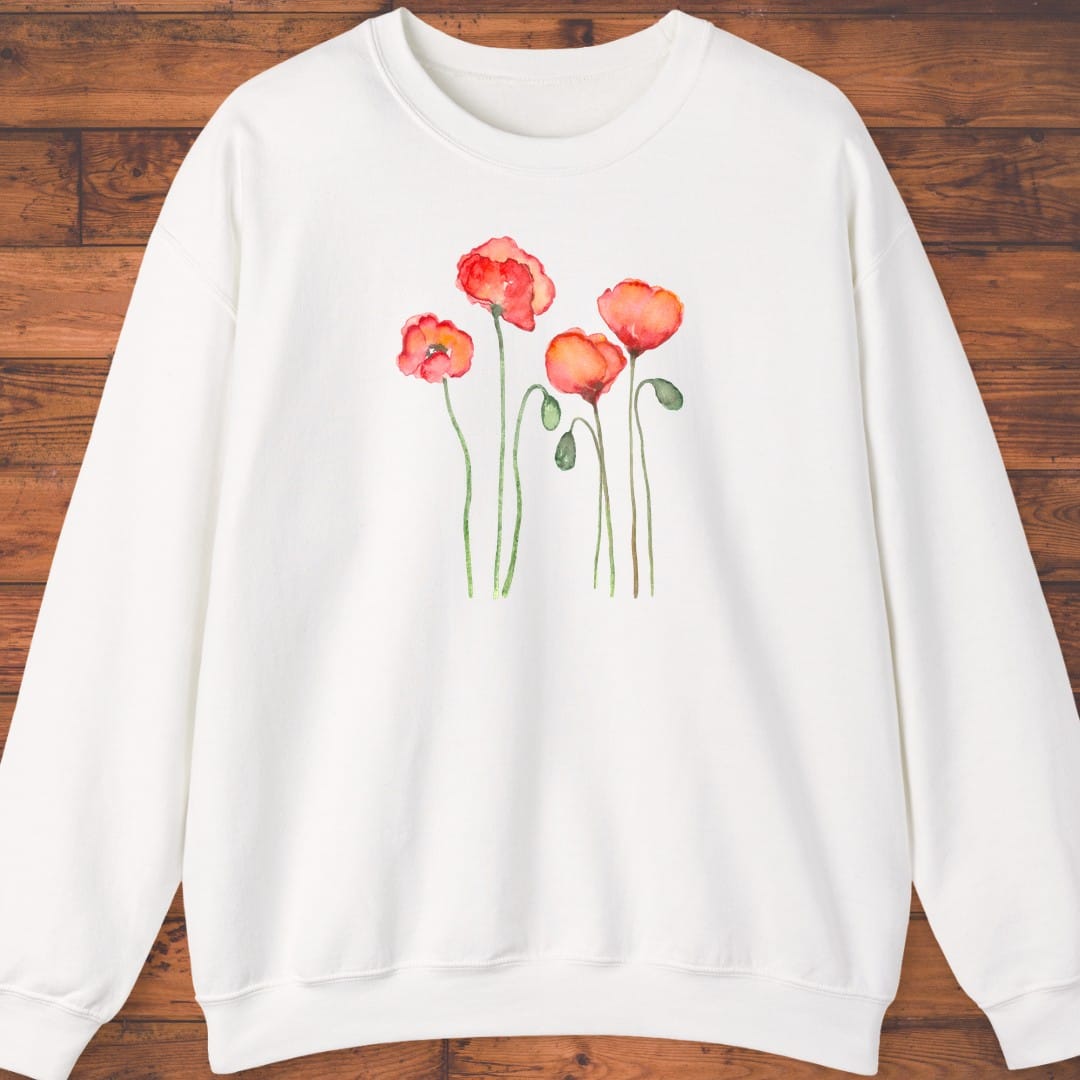 Soft Poppies Sweatshirt