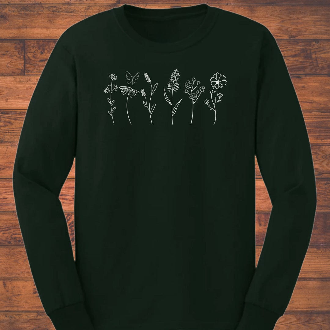 Wild Stem Line Long Sleeve T-Shirt