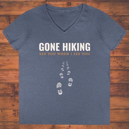 Gone Hiking Ladies' V-Neck