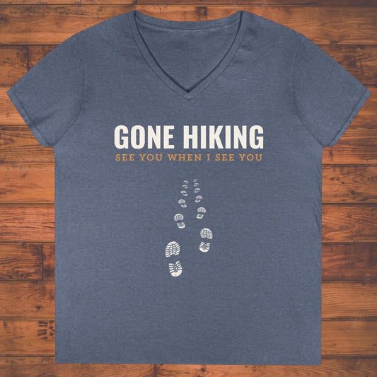 Gone Hiking Ladies' V-Neck