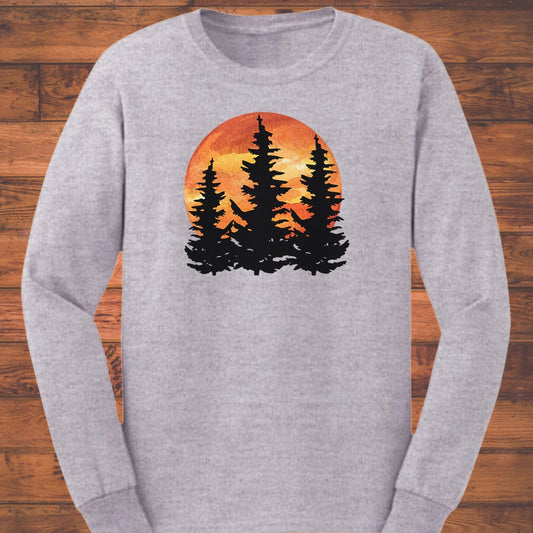 Ember Pines Long Sleeve T-Shirt