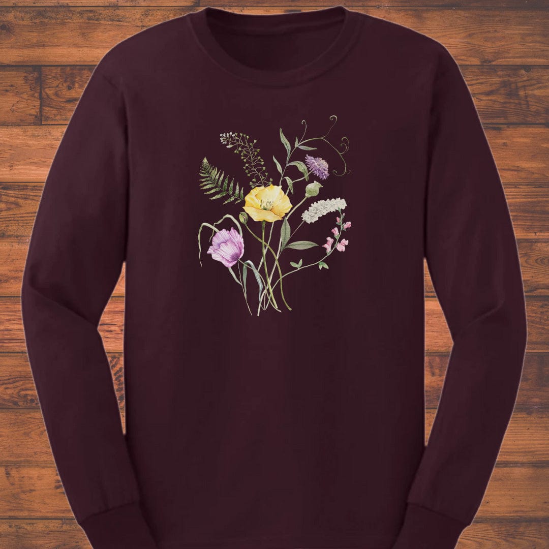 Tangled Bloom Long Sleeve T-Shirt