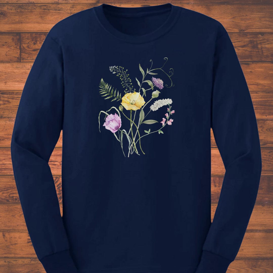 Tangled Bloom Long Sleeve T-Shirt