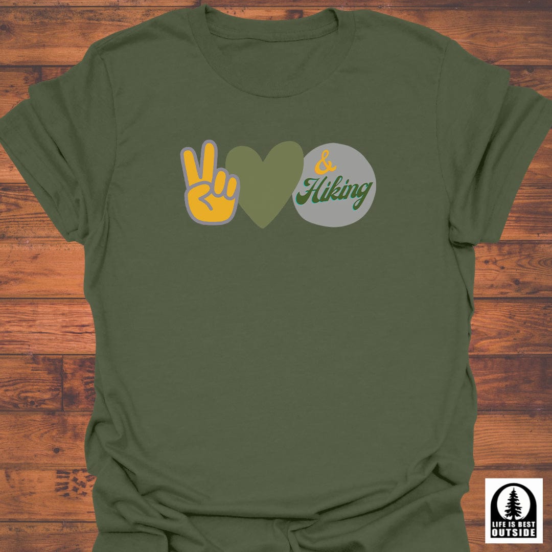 Peace Love and Hiking T-Shirt