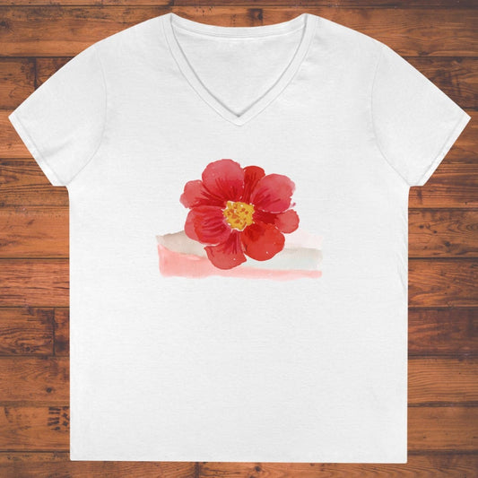 Blush Bloom Ladies' V-Neck