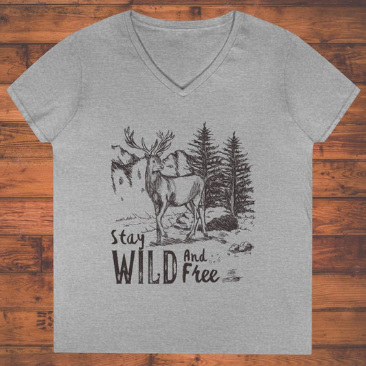 Wapiti Spirit Ladies' V-Neck