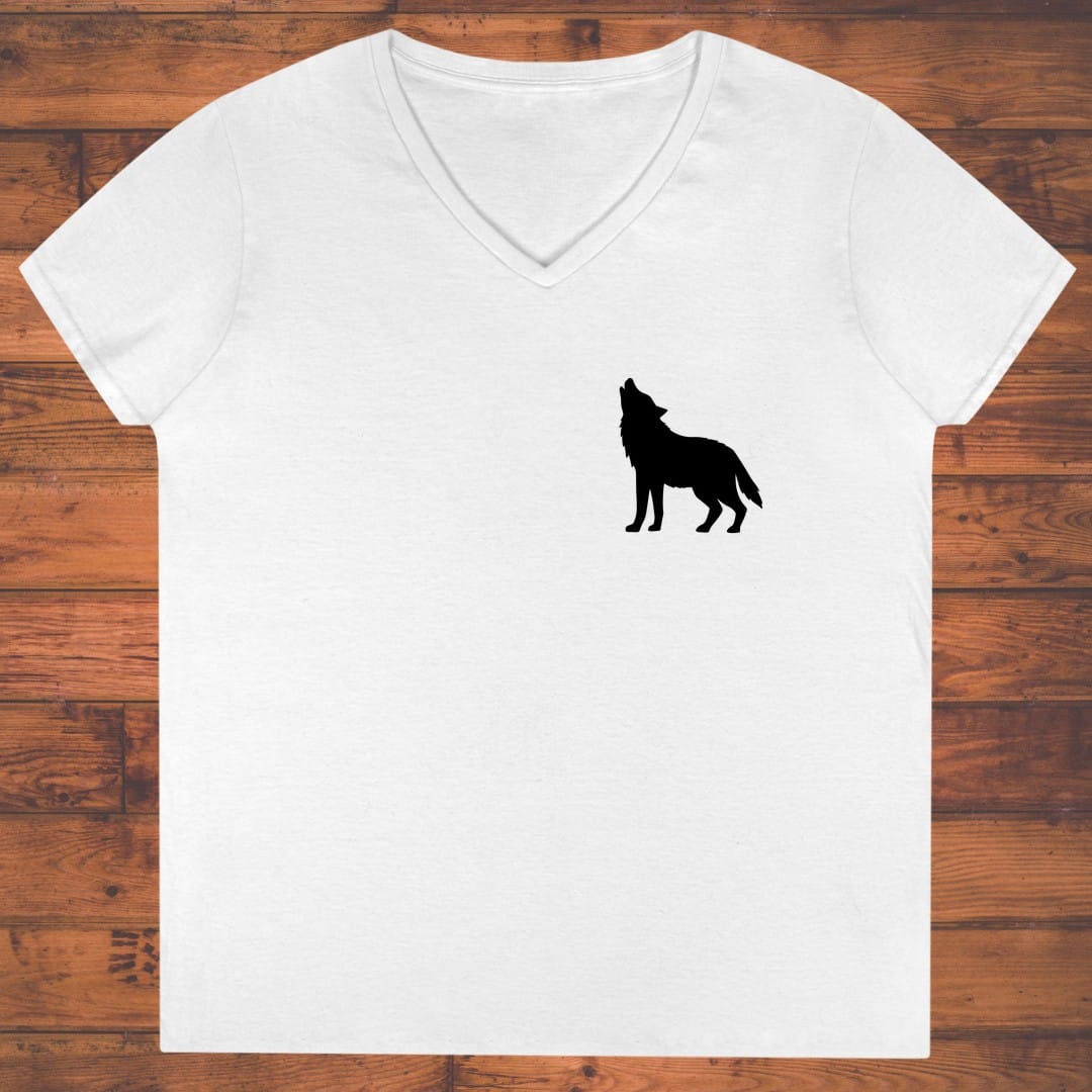 Shadow Wolf Ladies' V-Neck