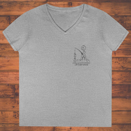 Reel Escape Ladies' V-Neck