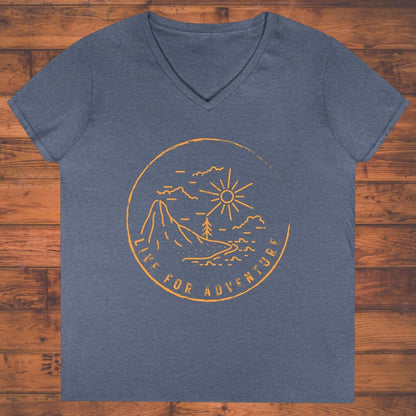 Adventure Calling Ladies' V-Neck