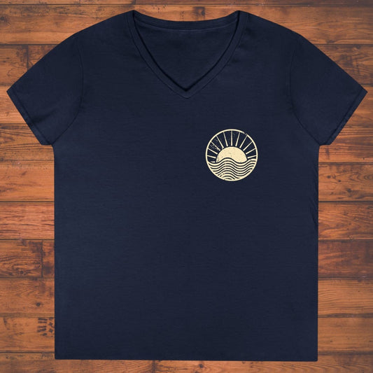 Crimson Dawn Ladies' V-Neck