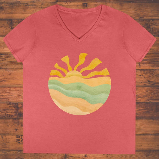 Golden Drift Ladies' V-Neck