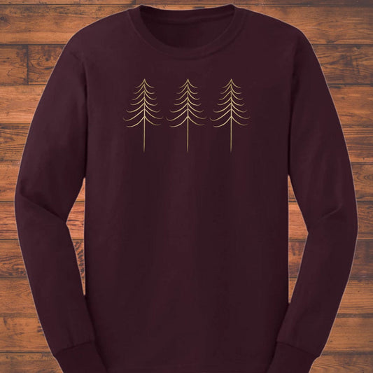 Golden Pines Long Sleeve T-Shirt