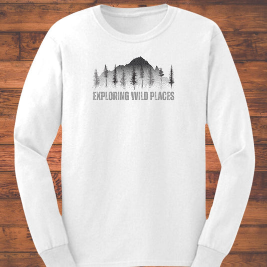 Exploring Wild Places Long Sleeve T-Shirt