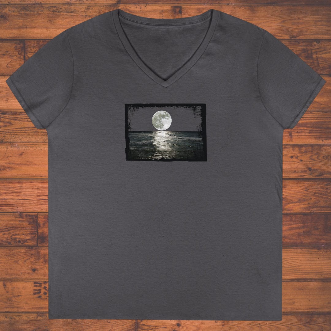 Moonlit Tide Ladies' V-Neck