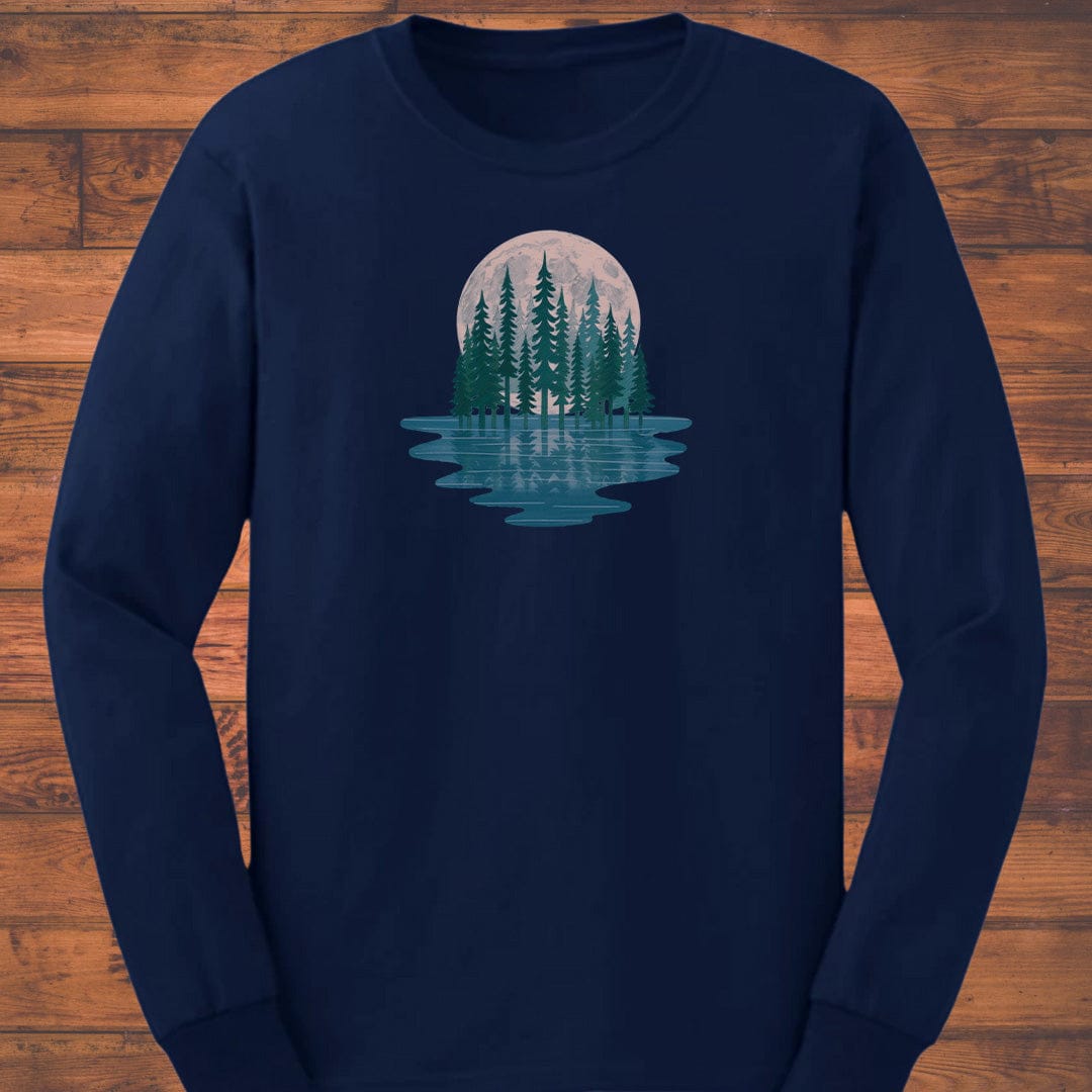Silent Reflection Long Sleeve T-Shirt