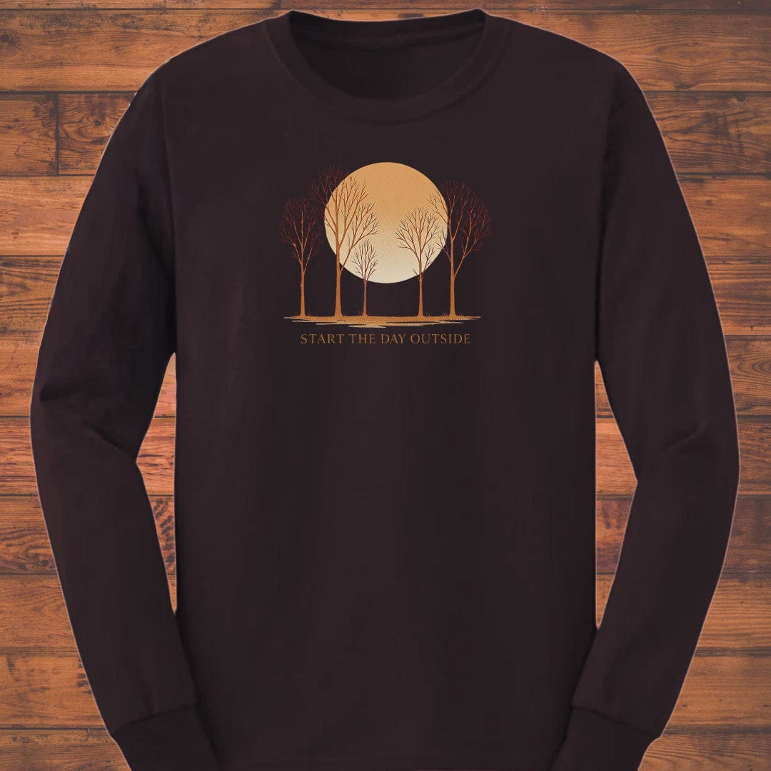 Dawn Among Trees Long Sleeve T-Shirt