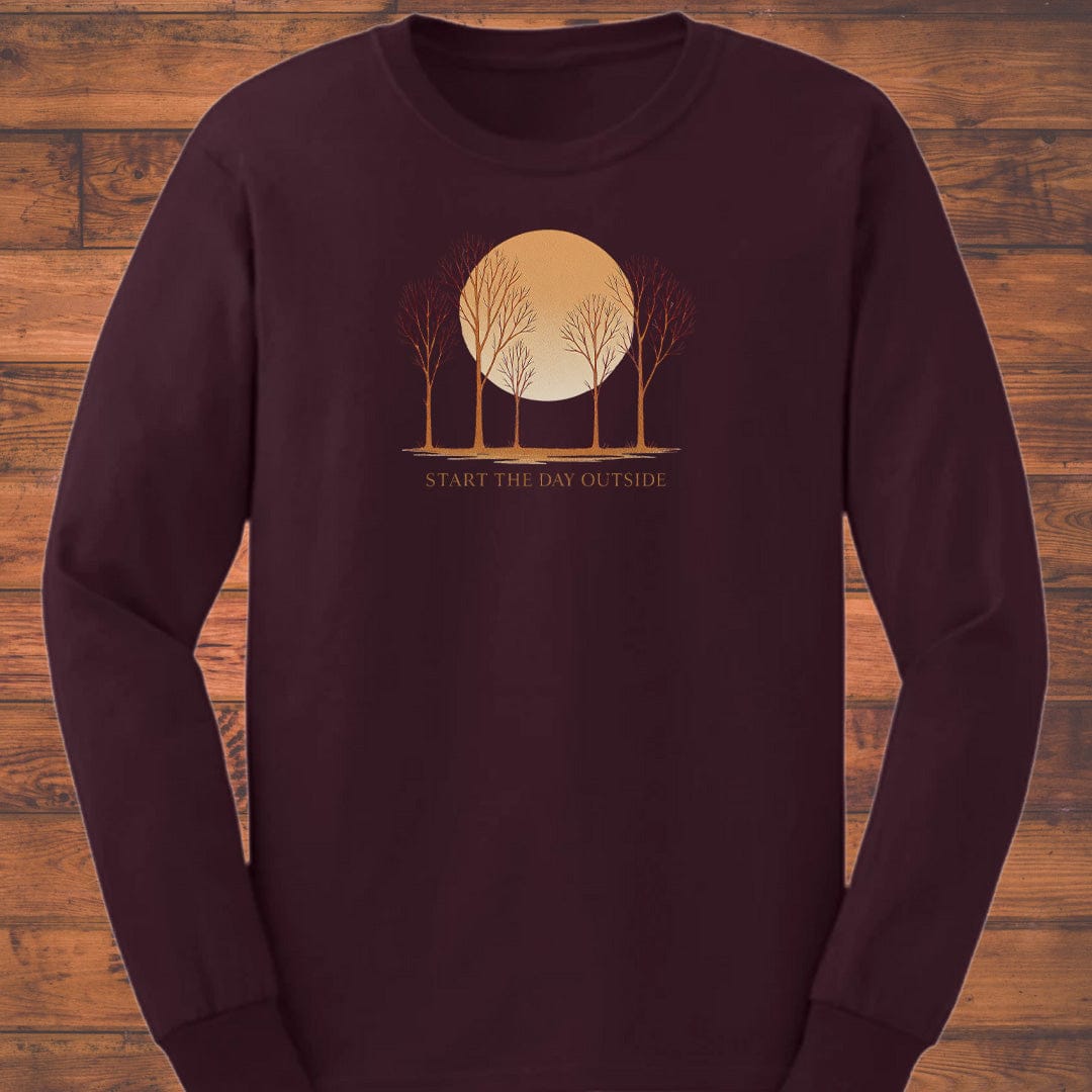 Dawn Among Trees Long Sleeve T-Shirt