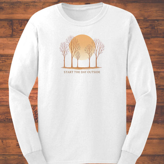 Dawn Among Trees Long Sleeve T-Shirt