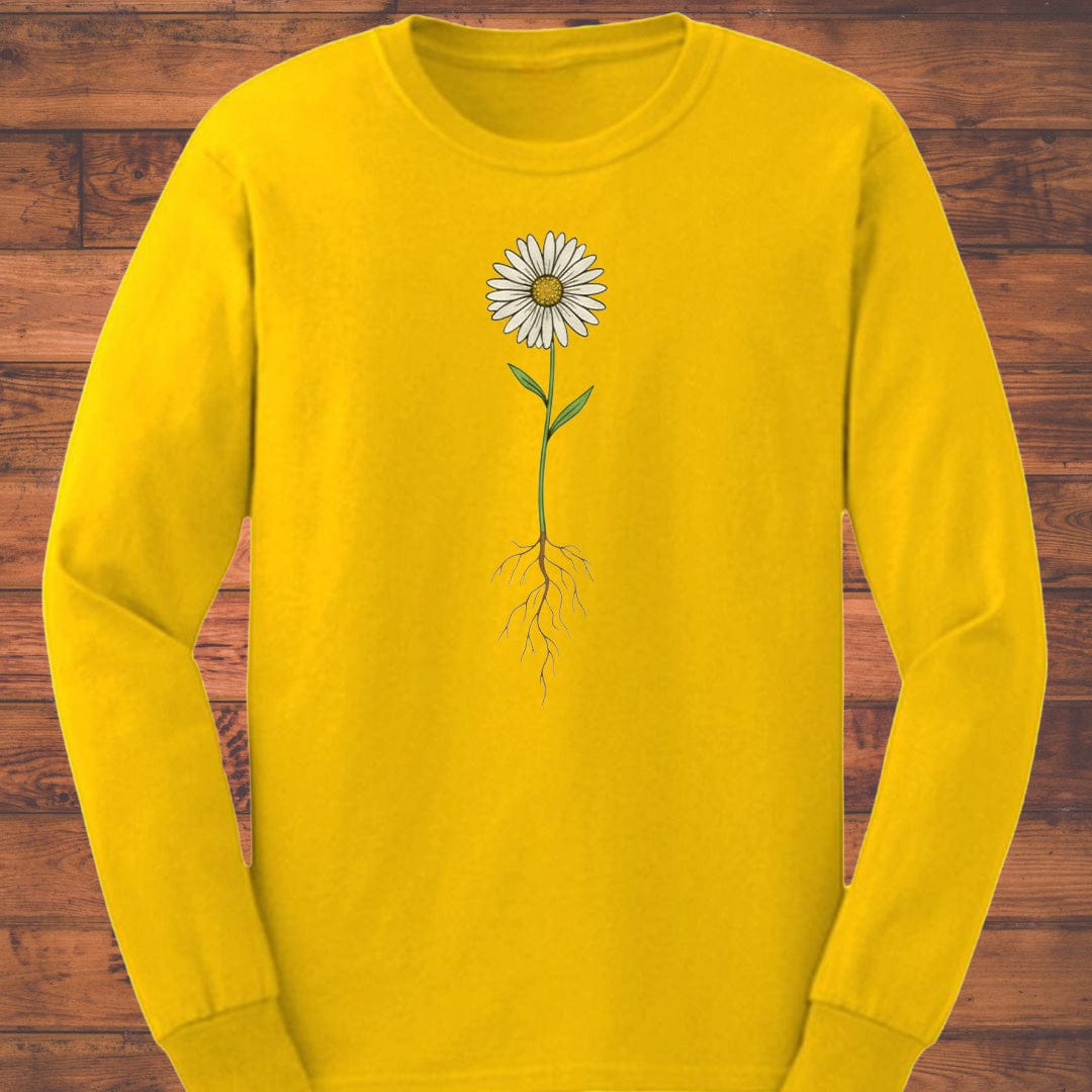 Rooted Daisy Long Sleeve T-Shirt