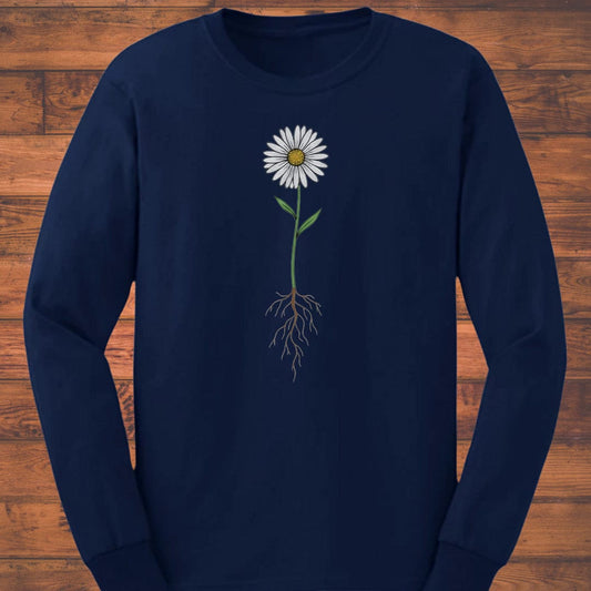 Rooted Daisy Long Sleeve T-Shirt