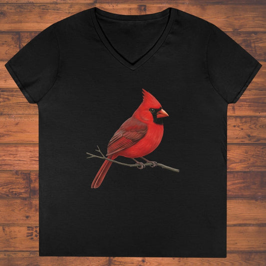 Woodland Cardinal Ladies' V-Neck