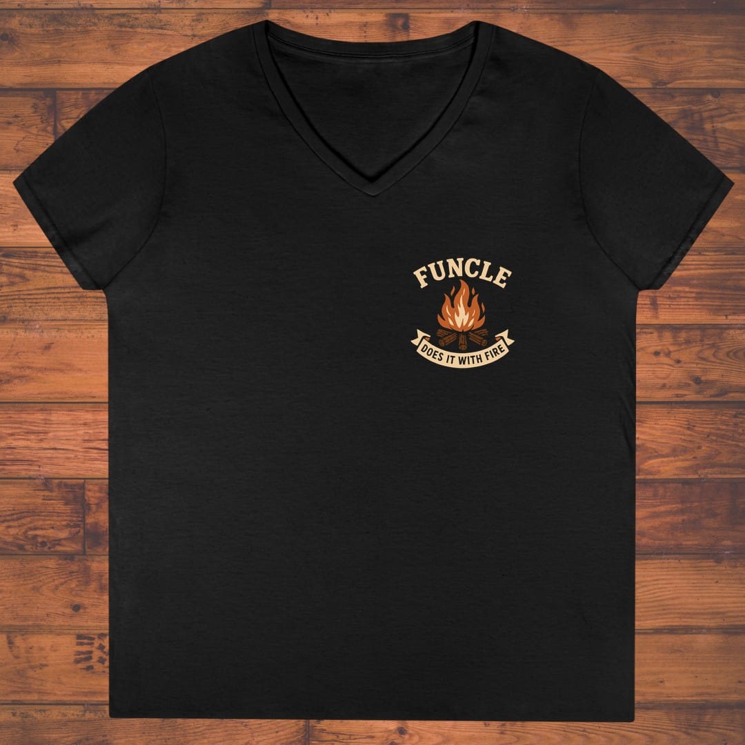 Funcle Campfire Ladies' V-Neck