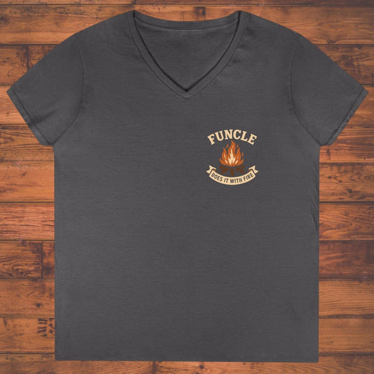 Funcle Campfire Ladies' V-Neck