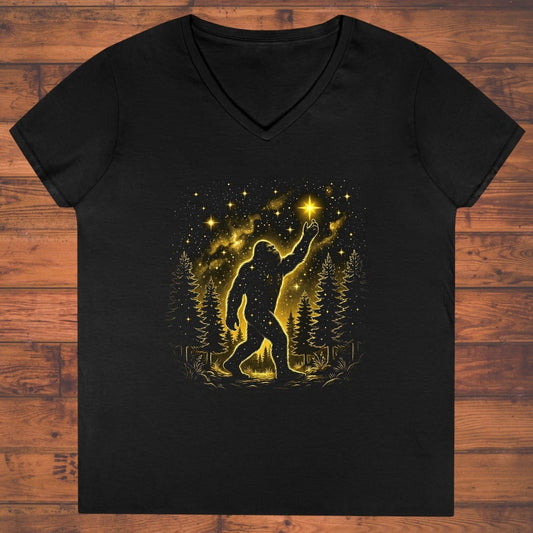 Bigfoot Star Chaser Ladies' V-Neck