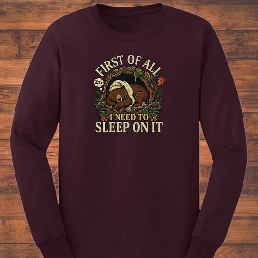Hibernation Mode Long Sleeve T-Shirt