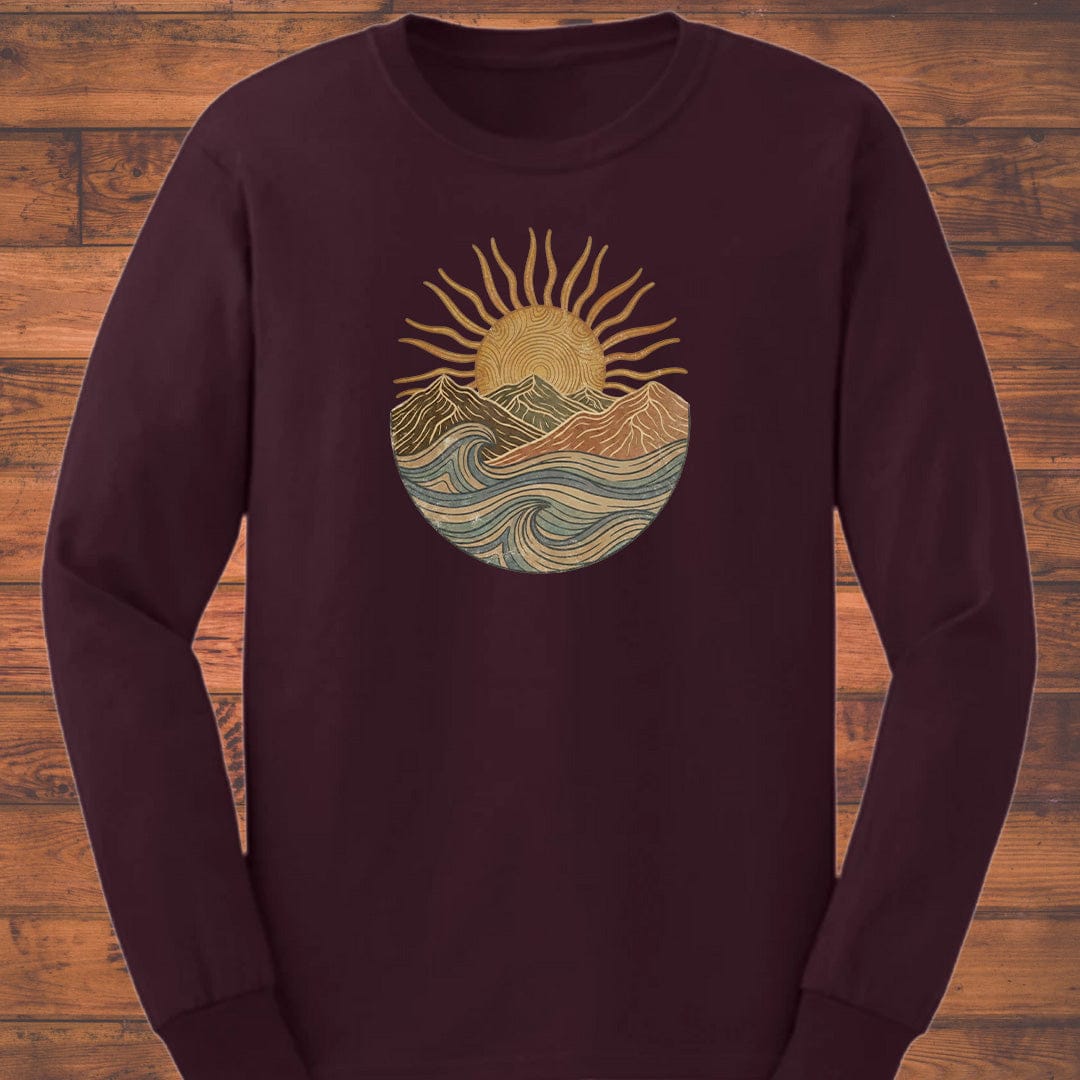 Sunlit Tides Long Sleeve T-Shirt
