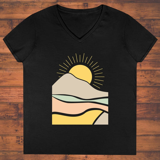 Sunlit Layers Ladies' V-Neck