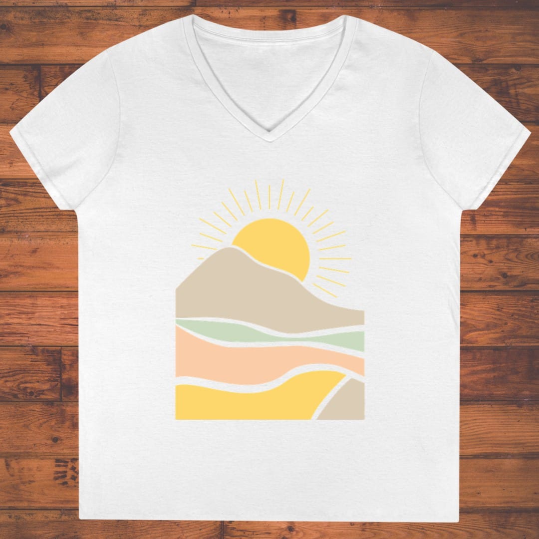 Sunlit Layers Ladies' V-Neck