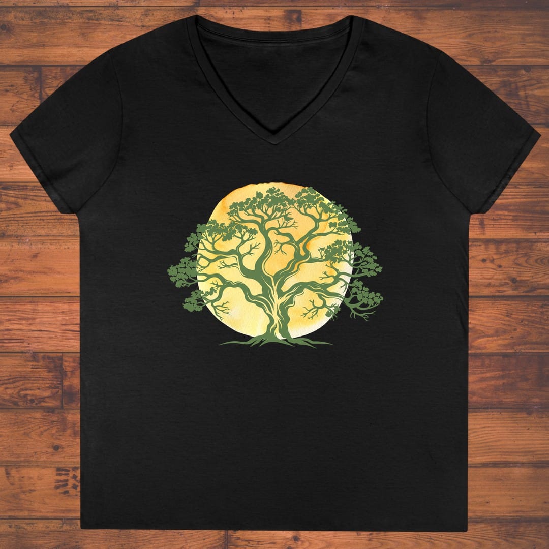 Rooted Glow Ladies' V-Neck