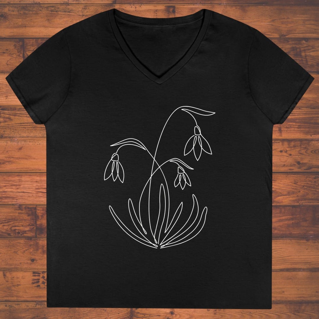 Quiet Botanica Ladies' V-Neck