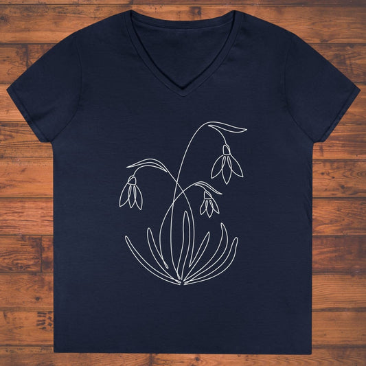 Quiet Botanica Ladies' V-Neck